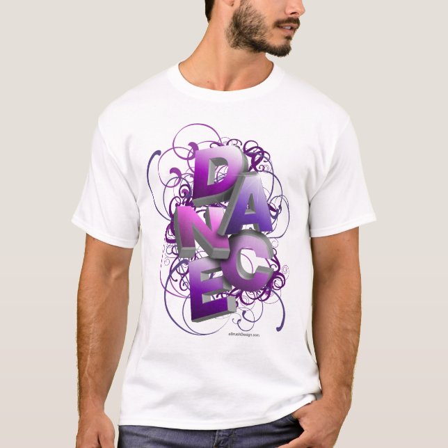 Camiseta dança 3D (verão) (Frente)