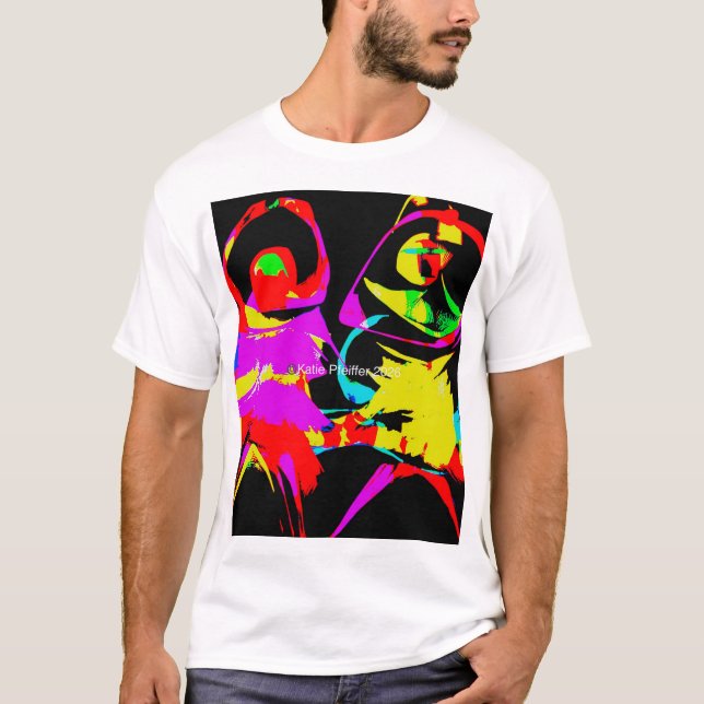Camiseta Dança Abstrata (Frente)