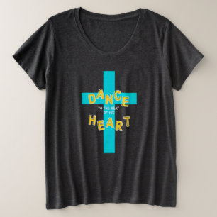 Camiseta Dança ao Bato de Seu Coração Cristão