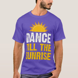 Camiseta Dança Até O Sunrise RaveRaving EDM DJ Club