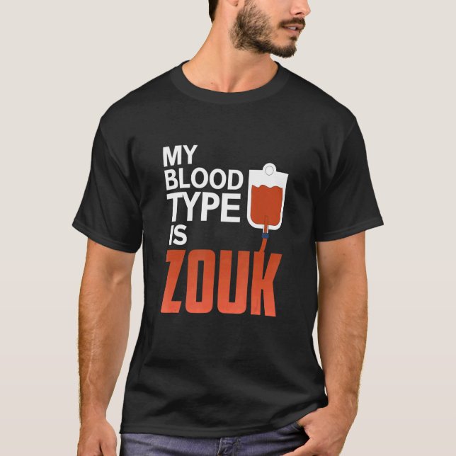 Camiseta Dança brasileira de dança Zouk (Frente)