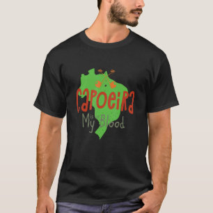 Camiseta Dança Brasileira do Brasil Capoeira de Karatê Espo