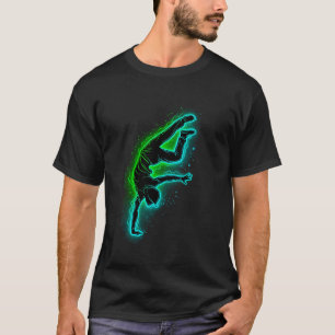 Camiseta Dança Breakdance Homens Crianças Meninos Breakdanc