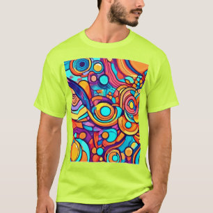 Camiseta Dança Colorida Caótica e Alegre