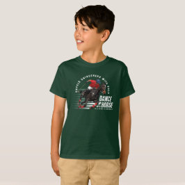 Camiseta Dança com Cavalo (Modo Escuro) | Crianças