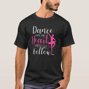 Camiseta Dança Com O Chamador De Professores De Dança De Ba