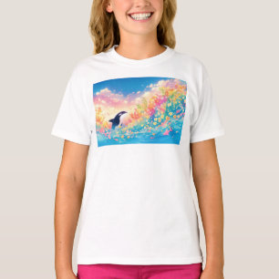 Camiseta Dança da Orca em Águas Luminosas