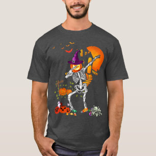 Camiseta Dança De Abbing Skeleton Pumpkin Tha