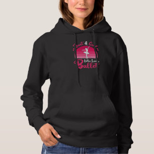 Camiseta Dança de Ballet Vintage Apenas Uma Garota Que Ama