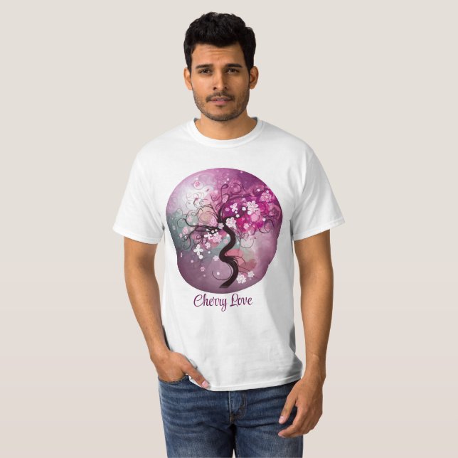 Camiseta Dança de Cereja Encantada (Frente Completa)