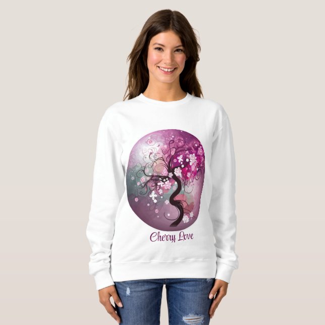 Camiseta Dança de Cereja Encantada (Frente Completa)