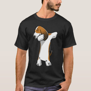 Camiseta Dança de Dab de Hound Basset Dabbing