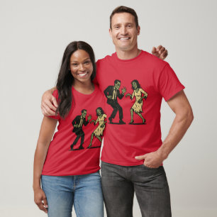 Camiseta Dança de Ficção Zombie