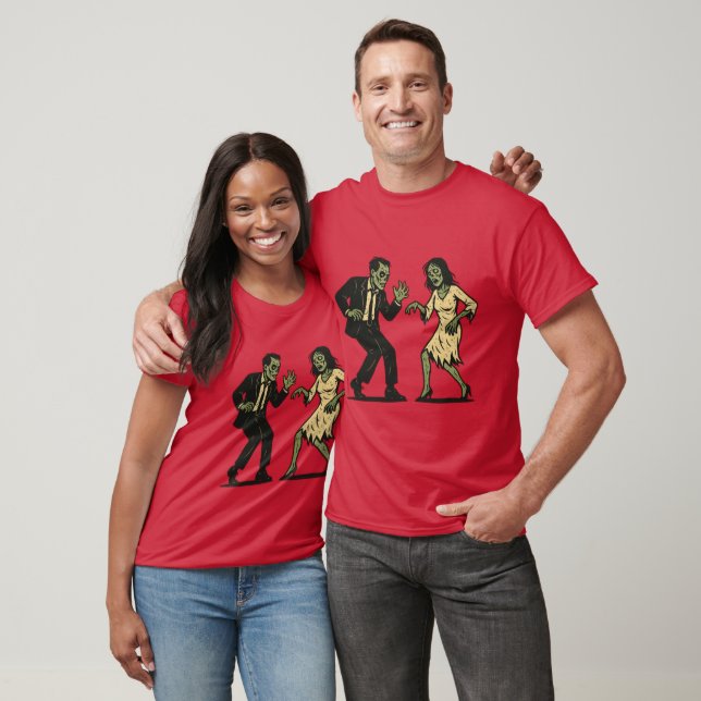 Camiseta Dança de Ficção Zombie (Unissex)