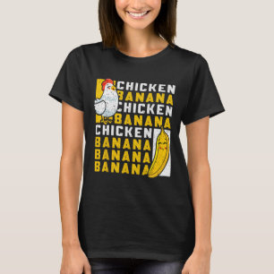 Camiseta Dança de Frango e Nana, Meme de Fruta Engraçado pa