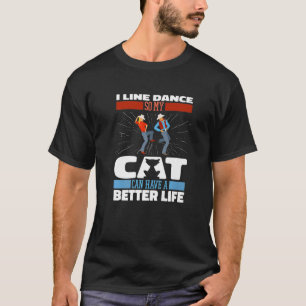 Camiseta Dança de linha de dança de música country country