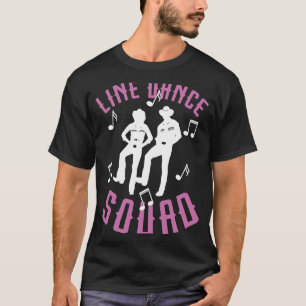 Camiseta Dança de Linha do Esquadrão de Dança de Linha Bota