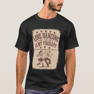 Camiseta Dança de Linha É Minha Terapia Música Country Danç