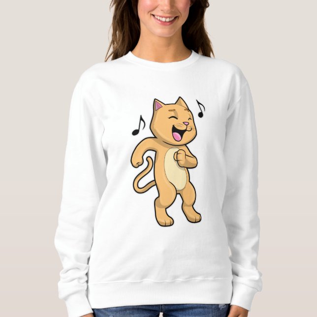 Camiseta Dança de Música Cat (Frente)
