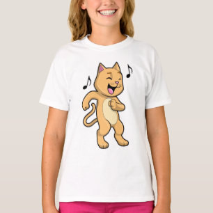 Camiseta Dança de Música Cat