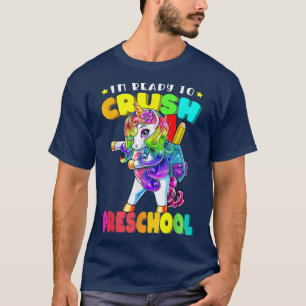 Camiseta Dança de perda pré-escolar Unicórnio de volta às g