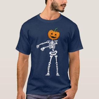 Camiseta Dança De Pumpkin Na Cara Engraçada Ha