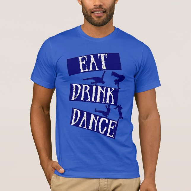 Camiseta Dança De Quebra De Bebida (Frente)