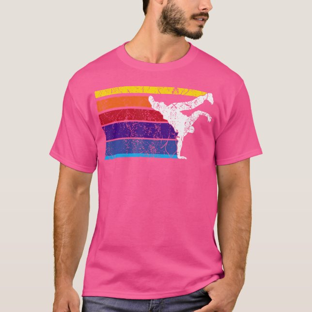 Camiseta Dança de quebra de salto da anca (Frente)