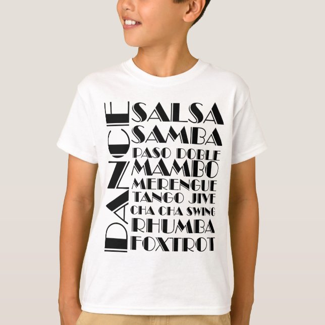 Camiseta dança de salão de baile (Frente)