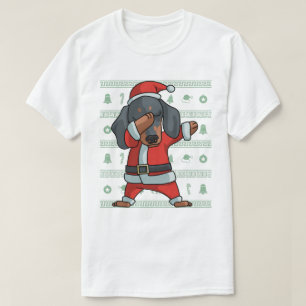 Camiseta Dança de toque ligeiro da solha do Natal do