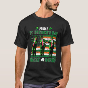 Camiseta Dança de Trump Fazer Rua. Excelente do Dia de Patr