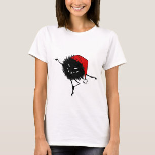 Camiseta Dança do canto inseto mau do Natal