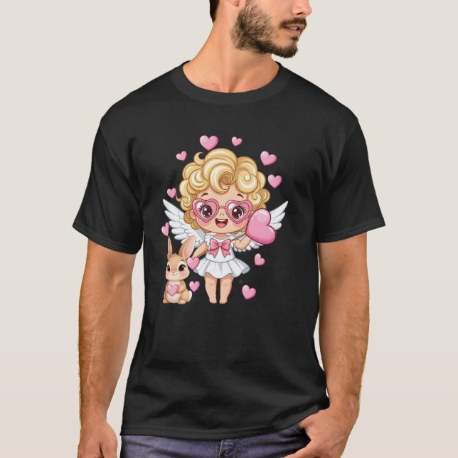 Camiseta Dança do Cupido e do Coelho (Frente)