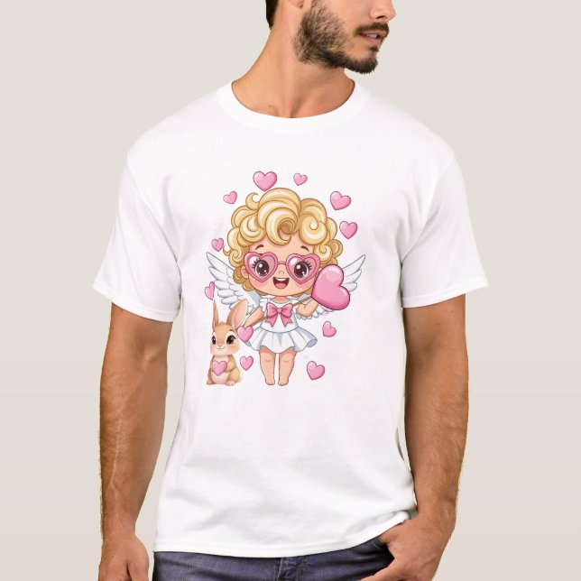 Camiseta Dança do Cupido e do Coelho (Frente)