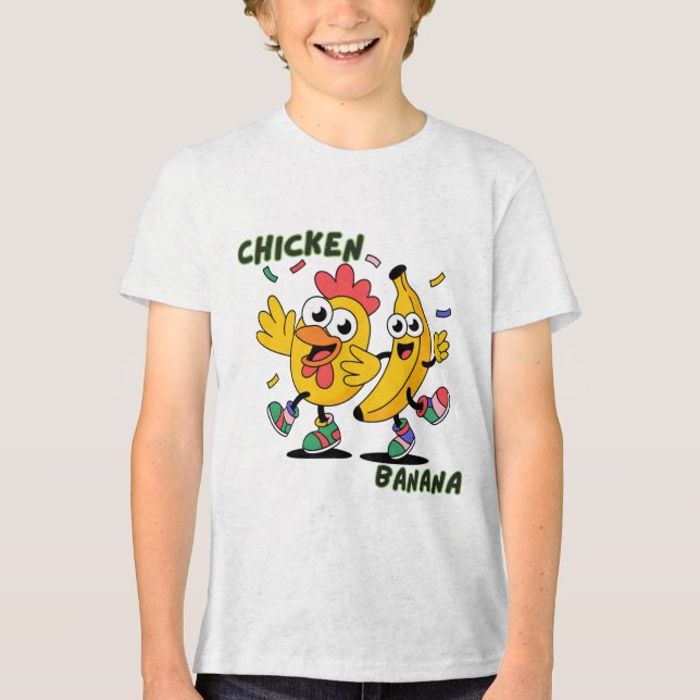 CAMISETA DANÇA DO FRANGO BANANA (Frente)