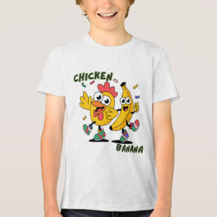 CAMISETA DANÇA DO FRANGO BANANA