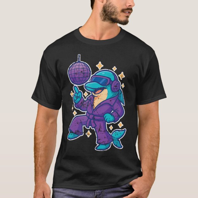 Camiseta Dança do Golfinho Disco (Frente)