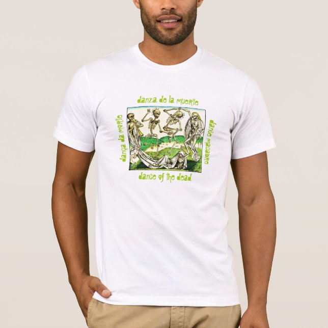 Camiseta Dança do Morto - Camisa-T da Canvas de Bella Básic (Frente)