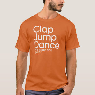 Camiseta Dança do salto do aplauso