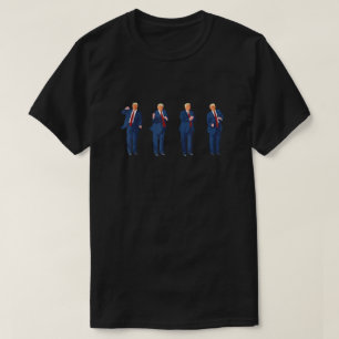 Camiseta Dança do Trump 4 de Julho Trump 2024