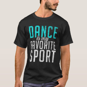 Camiseta Dança é a minha dança favorita de dança do amor