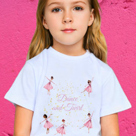 Camiseta Dança e bailarina
