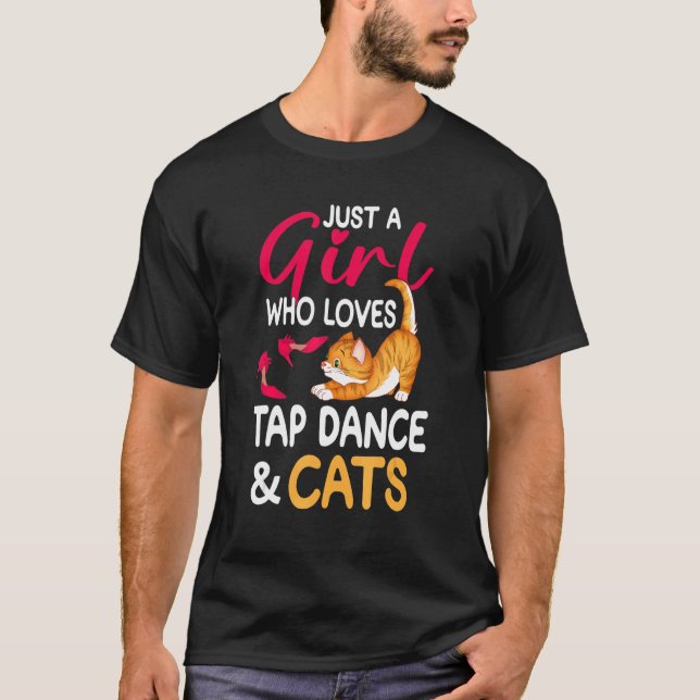 Camiseta Dança E Dançarino De Gatos (Frente)