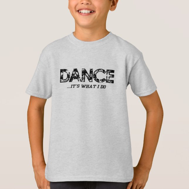 Camiseta Dança… é o que eu faço - meninos das cinzas de (Frente)