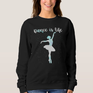 Camiseta Dança É Vida Amor Balé Dançando Mãe Mulheres Adole