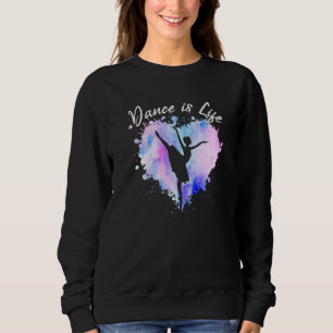 Camiseta Dança É Vida Ballerina Balé Dançando Garota Adoles