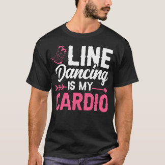 Camiseta Dança em Linha é meu Cardio