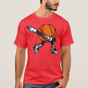 Camiseta Dança Engraçada De Basquete Com Calçados Mascot P