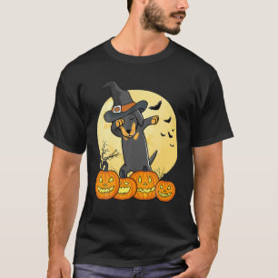 Camiseta Dança Engraçada De Dachshund Dance Engraçada Ca
