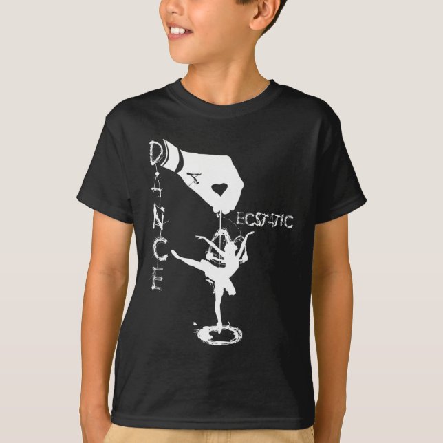 Camiseta Dança Extática Llerina Dançarina Em Um Tutu Freest (Frente)